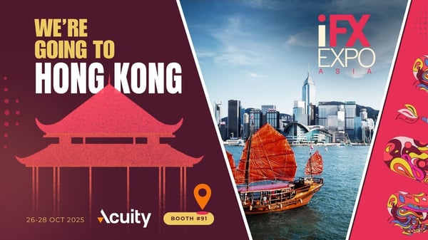 iFX EXPO Asia Hong Kong is just around the corner, bringing together leaders from the global online trading and fintech community for one unmissable event in Asia’s largest financial hub. Acuity Trading will be there