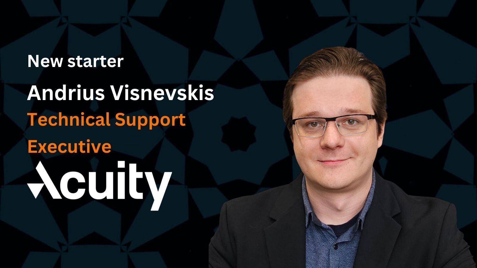 Acuity Trading Welcomes Andrius Visnevskis as Technical Support Executive