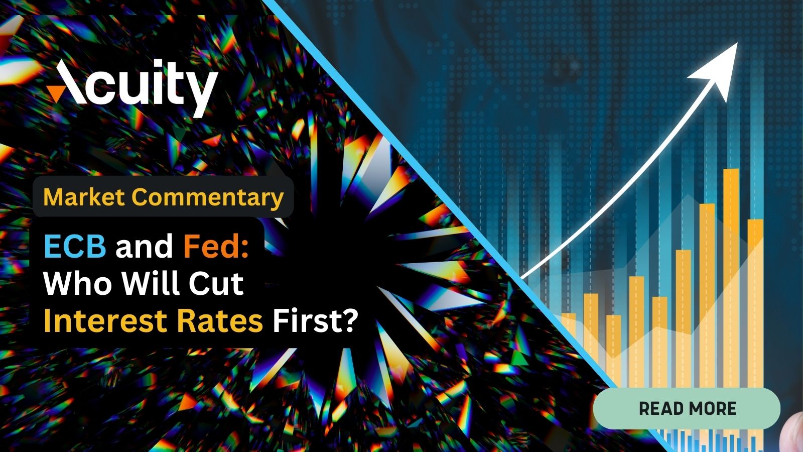 In the latest market commentary by Andrew Lane, CEO of Acuity Trading, a deep dive into the reluctance of the ECB and Fed to initiate interest rate cuts despite cooling inflation signs is explored. 