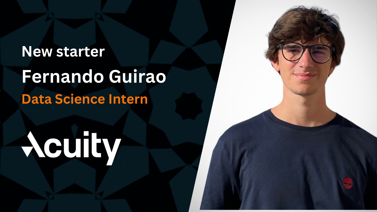 Acuity Welcomes Fernando Guirao to the Data Science Team