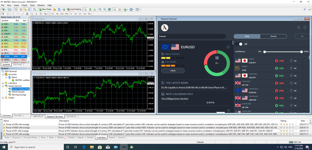 Acuity Launches New MT4/5 Feature