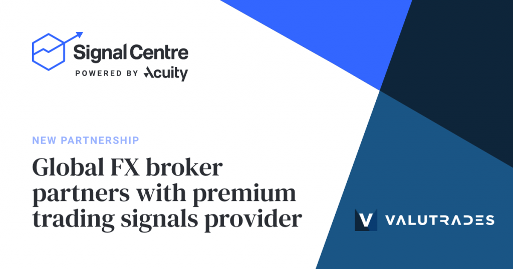 Global FX broker Valutrades partners with premium trading signals provider Signal Centre