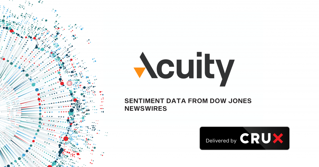 Acuity Trading announces new partnership to fast-track investors to the Crux of financial news alternative data